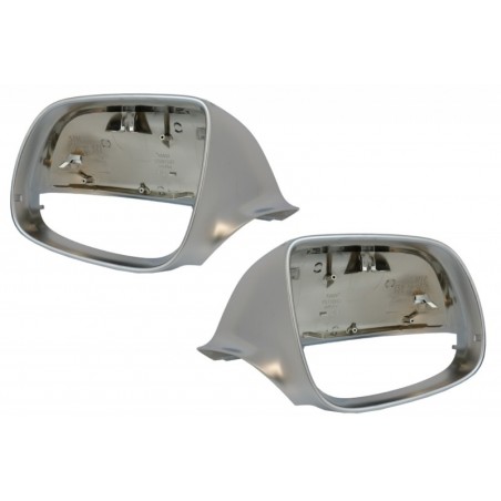 Mirror Caps Covers Extinction Aluminium suitable for AUDI Q5 / SQ5 8R (11/2008-2016) Q7 / SQ7 4L facelift (06/2009-08/2015), Nou