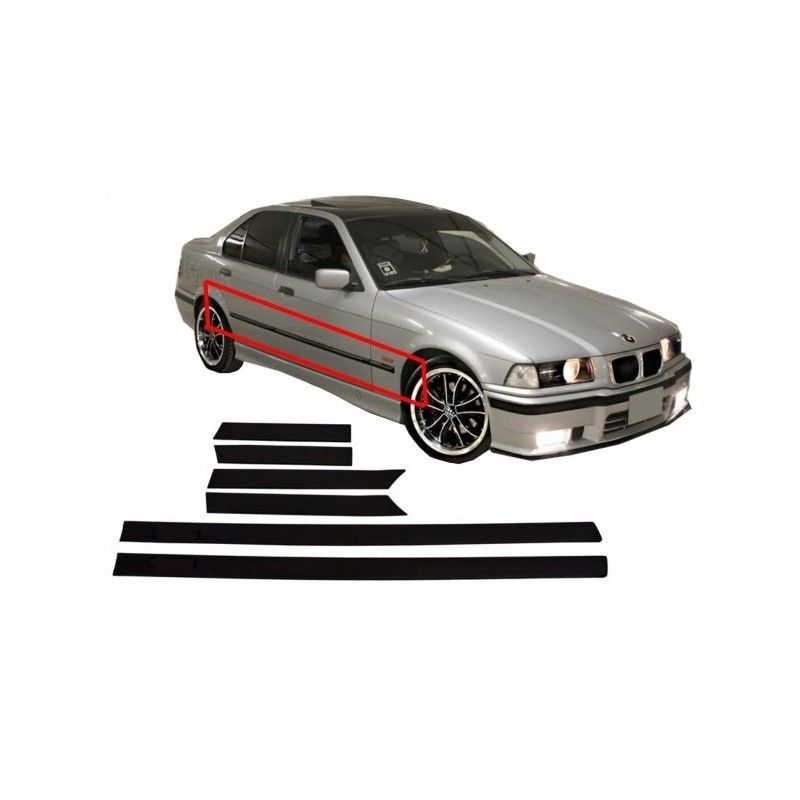 Suitable for BMW E36 3 Series 4D (1992-1998) Door Moldings Strips M3 Design limousine Sedan, Nouveaux produits kitt