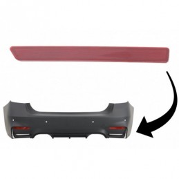 Red Reflector suitable for BMW 3 Series F30 (2011-2019) Only EVO Design Rear Bumper Right Side, Nouveaux produits kitt
