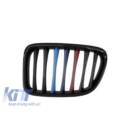 Suitable for BMW X1 E84 (2009-2014) Central Grilles Kidney Grilles Piano Black M-Power 3 Color Design, Nouveaux produits kitt