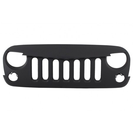 Front Assembly Grille and LED Lights suitable for JEEP Wrangler Rubicon JK (2007-2017) Angry Bird Design, Nouveaux produits kitt