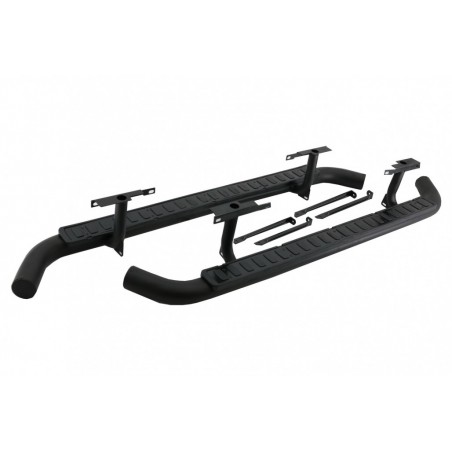 Runing Boards Side Steps Suitable for Land Rover Defender 110 (1990-2016) Black Edition, Nouveaux produits kitt