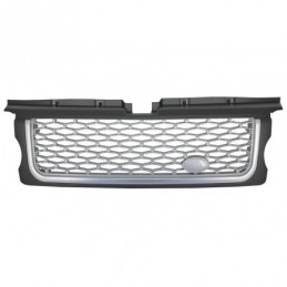 Central Grille and Side Vents Assembly suitable for Land Range Rover Sport L320 (2005-2008) Autobiography Look Silver Edition, N
