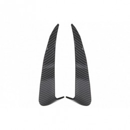 Rear Bumper Flaps Side Fins Flics suitable for Mercedes C Class W205 (2014-2018) Carbon Film, Nouveaux produits kitt