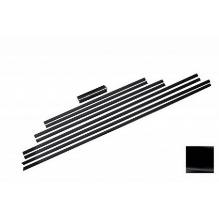 Add On Door Moldings Strips suitable for Mercedes G-Class W463 (1989-2017) with Side Decals Sticker Vinyl Matte Black, Nouveaux 