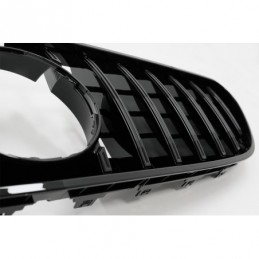 Central Grille suitable for Mercedes S-CLASS Coupe C217 (2014-2017) Cabrio A217 (2015-2017) GT-R Panamericana Design Black, Nouv