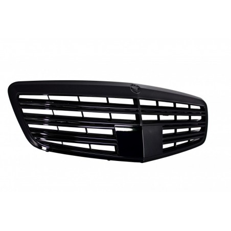 Front Grille Facelift suitable for MERCEDES W221 S-Class 2011-2013 S63 S65 Piano Black Design, Nouveaux produits kitt