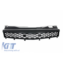 Central Grille Debadged Grille suitable for OPEL Astra H 3 Doors Coupe (2004-2009) Honeycomb Design, Nouveaux produits kitt