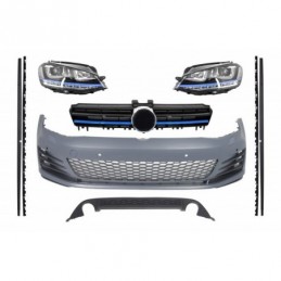 Complet Body Kit suitable for Volkswagen Golf 7 VII (2013-2017) GTE Design Blue Edition, Nouveaux produits kitt