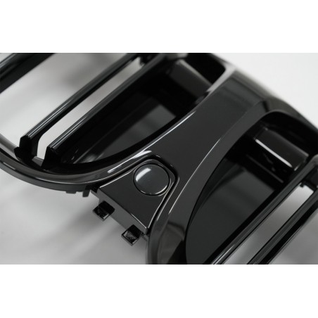 Central Kidney Grilles suitable for BMW 3 Series G20 Sedan G21 Touring (2019-up) Double Stripe M Design Piano Black, Nouveaux pr