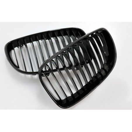 Central Kidney Grilles suitable for BMW 1 Series E81 E82 E87 E88 LCI (2007-2011) Piano Black, Nouveaux produits kitt