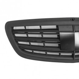 Front Grille suitable for MERCEDES W222 S-Class (2014+) S63 S65 Design Matte Black, Nouveaux produits kitt