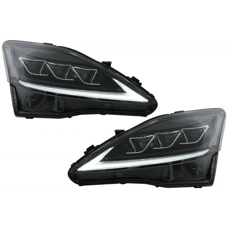 FULL LED DRL Headlights Dynamic Turn Light Signal suitable for LEXUS IS XE20 (2006-2013) Black Edition, Nouveaux produits kitt