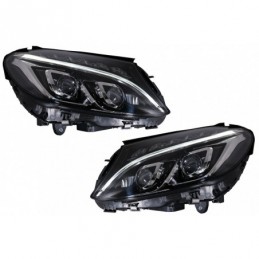 Full LED Headlights suitable for Mercedes C-Class W205 S205 A205 C205 (2014-2018), Nouveaux produits kitt