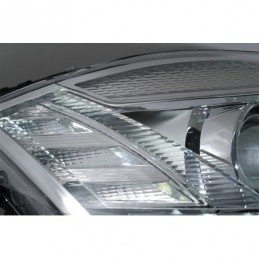 LED Headlights suitable for Mercedes S-Class W221 (2005-2009) Facelift Look with Sequential Dynamic Turning Lights, Nouveaux pro