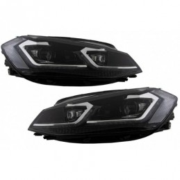 LED Headlights suitable for VW Golf 7.5 VII Facelift (2017-up) with Sequential Dynamic Turning Lights, Nouveaux produits kitt