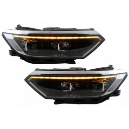 Headlights suitable for VW Passat B8 3G Facelift (2016-2019) LED 2020 Look with Sequential Dynamic Turning Lights, Nouveaux prod