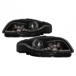 Headlights LED DRL Xenon Look suitable for AUDI A4 B7 (2004-2008) Black, Nouveaux produits kitt