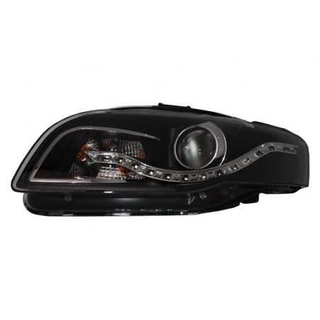 Headlights LED DRL Xenon Look suitable for AUDI A4 B7 (2004-2008) Black, Nouveaux produits kitt