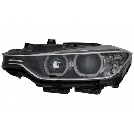 LED Angel Eyes Headlights suitable for BMW 3 Series F30 F31 (2011-2015) Xenon Projector Look, Nouveaux produits kitt