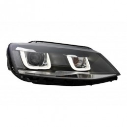 LED Headlights suitable for VW Jetta Mk6 VI (2011-2017) GTI 3D U Bi-Xenon Design, Nouveaux produits kitt
