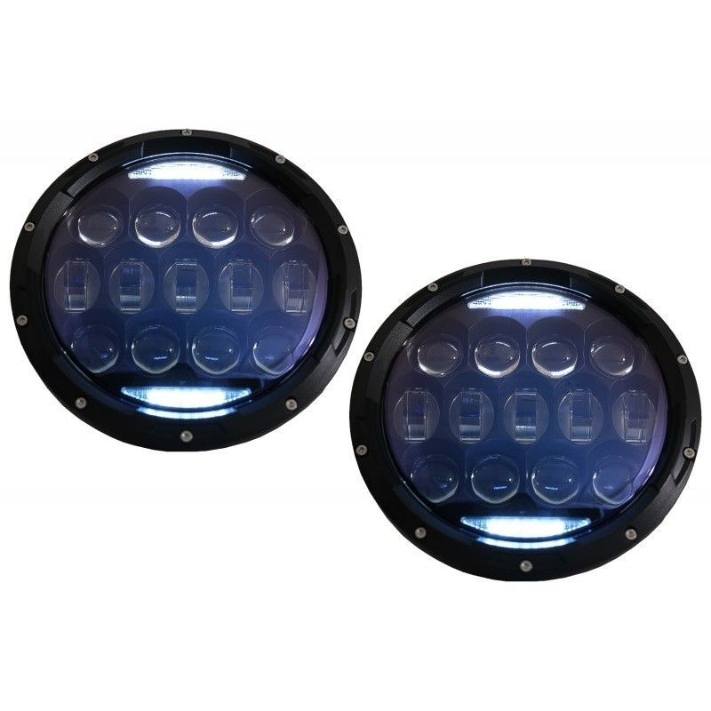 7 Inch CREE LED Headlights Amber Halo DRL suitable for Jeep Wrangler TJ & JK (1997-2018), Nouveaux produits kitt