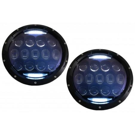 7 Inch CREE LED Headlights Amber Halo DRL suitable for Jeep Wrangler TJ & JK (1997-2018), Nouveaux produits kitt