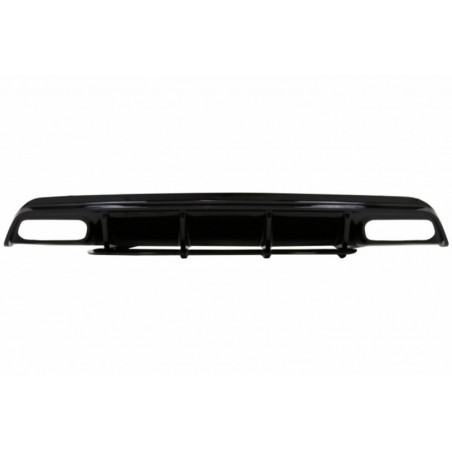 Rear Diffuser with Muffler Tips Black suitable for MERCEDES A-Class W176 (2012-2015) A45 Facelift Design, Nouveaux produits kitt