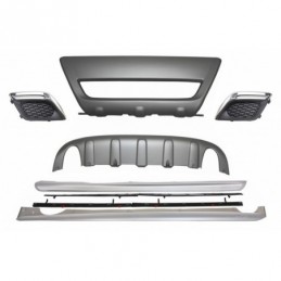 Side Skirts with Skid Plates Off Road and Fog Lights Air Duct Covers suitable for Volvo XC60 (2008-2013) R-Design, Nouveaux prod