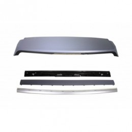 Roof Spoiler with Kit Rear Trunk Tailgate Silver suitable for Land Range Rover Sport L320 (2005-2009) Autobiography Design, Nouv