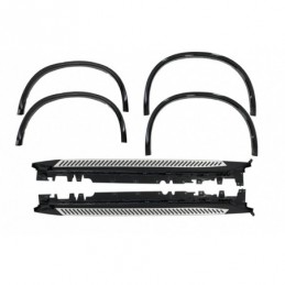 Wheel Arches Fender Flares suitable for BMW X5 F15 2014+ M-Design Piano Black + Running Boards, Nouveaux produits kitt