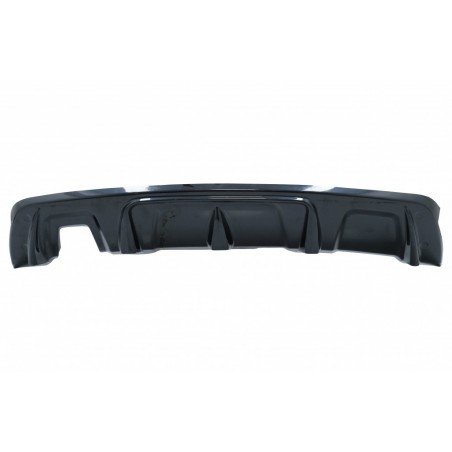 Rear Bumper Skid Plate Protection suitable for DACIA Duster 4x4 / 4x2 (2010-2017) Piano Black, Nouveaux produits kitt
