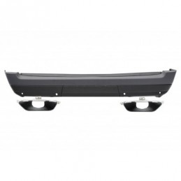 Rear Bumper with Exhaust Muffler Tips suitable for Range Rover Vogue IV (L405) (2013-2017) Upgrade to Facelift 2018+ Look, Nouve