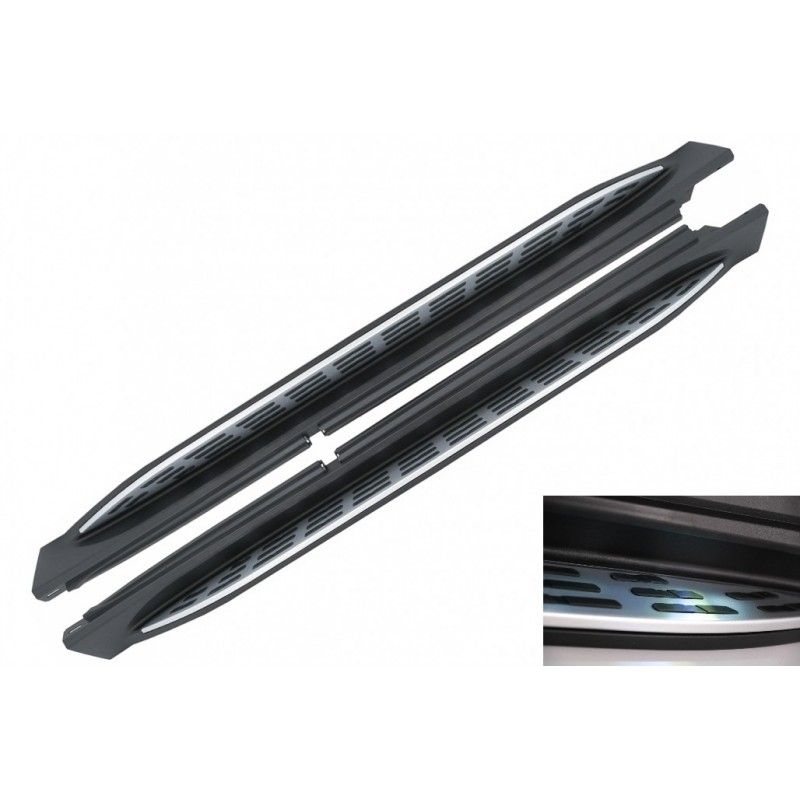 Running Boards Side Steps suitable for MERCEDES GLE W167 (2019-up) with LED Courtesy Light, Nouveaux produits kitt
