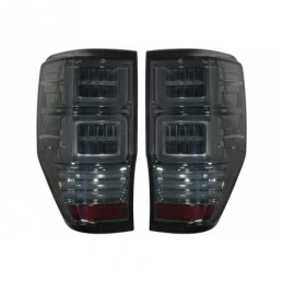 Taillights LED suitable for Ford Ranger (2012-2018) with Sequential Dynamic Turning Lights Smoke, Nouveaux produits kitt