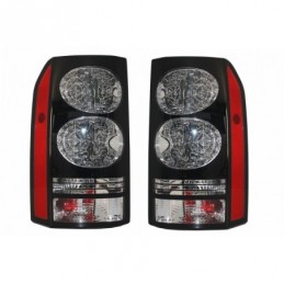 LED Taillights suitable for Land Rover Discovery III 3 & IV 4 (2004-2009) (2009-2016) Black Conversion to Facelift Look, Nouveau