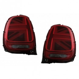 Taillights suitable for MINI ONE F55 F56 F57 3D 5D Convertible (2014-2018) JCW Design Red, Nouveaux produits kitt