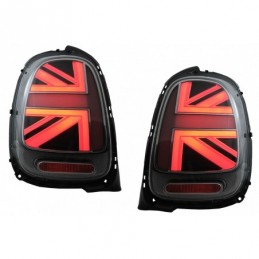 Taillights suitable for MINI ONE F55 F56 F57 3D 5D Convertible (2014-2018) JCW Design Red Smoke, Nouveaux produits kitt
