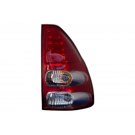 LED Taillights suitable for TOYOTA Land Cruiser FJ120 (2003-2008) Red / Clear, Nouveaux produits kitt