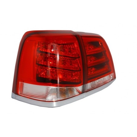 Taillights Led suitable for TOYOTA Land Cruiser FJ200 J200 (2007-2015) Red Clear, Nouveaux produits kitt