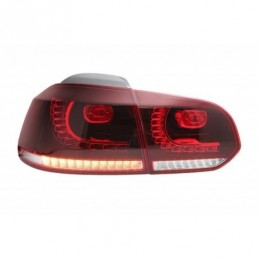 Taillights Full LED suitable for VW Golf 6 VI (2008-2013) Cherry Red R20 GTI Design (LHD and RHD), Nouveaux produits kitt