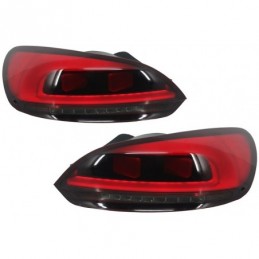 LED Taillights Light Bar suitable for VW Scirocco III (2008-up) Red Smoke, RV41SRS, KITT Neotuning.com