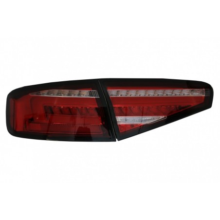LED Taillights suitable for AUDI A4 B8 (2012-2015) Limousine Red White Dynamic Sequential Turning Lights, Nouveaux produits kitt