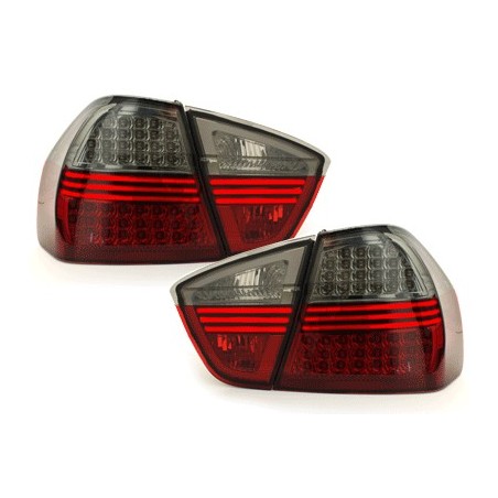 LED Taillights suitable for BMW E90 3 Series (03.05-08.08) Red/Smoke, Nouveaux produits kitt