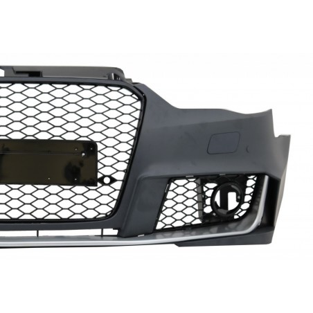 Front Bumper suitable for AUDI A3 8V (2012-2015) Hatchback Sportback RS3 Brilliant Black Design, A3/S3/RS3 8V