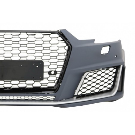 Front Bumper with Grille suitable for AUDI A4 B9 8W (2016-2018) Quattro RS4 Design, Nouveaux produits kitt