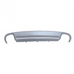 Suitable for AUDI A4 B8 Sedan Facelift (2012-up) Rear Bumper Valance Diffuser & Exhaust Tips S4 Design, A4/S4 B8