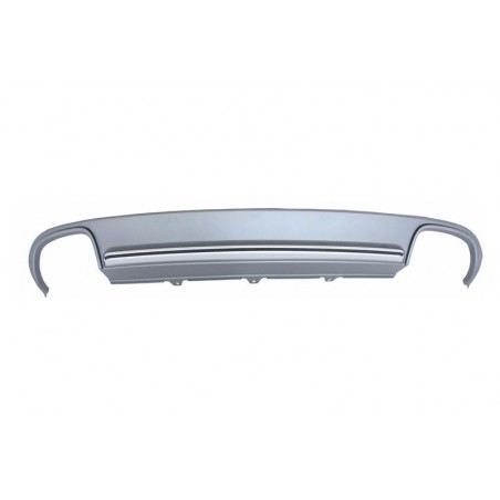 Suitable for AUDI A4 B8 Sedan Facelift (2012-up) Rear Bumper Valance Diffuser & Exhaust Tips S4 Design, A4/S4 B8