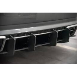 Maxton Racing Durability Rear Diffuser V.2 Audi RS3 8V Sportback Black-Red, MAXTON DESIGN