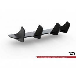 Maxton Racing Durability Rear Diffuser V.2 Audi RS3 8V Sportback Black-Red, MAXTON DESIGN